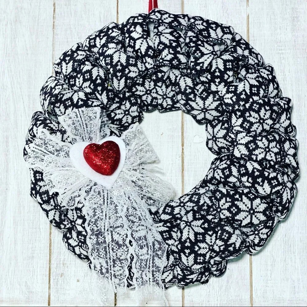 Handmade LOVE Wreath